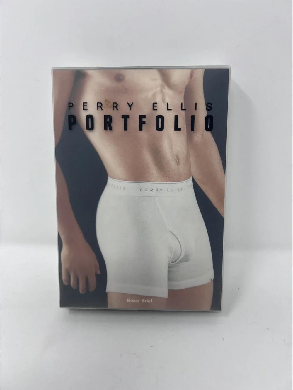 Perry Ellis Portfolio Men's Boxer Brief Underwear White